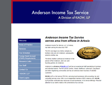 Tablet Screenshot of anderson-tax.com